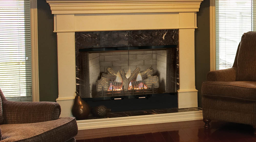 Dunrite Chimney Centereach, New York - SBV Series B Vent Gas Fireplace