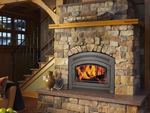 The catalytic 36 Elite wood fireplace