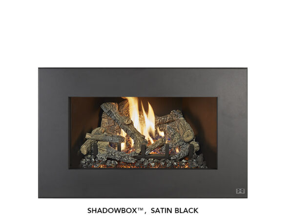 Stock Image - Fireplace X - 32 DVS Deluxe Ember-Glo Fireplace X Gas Insert - Dunrite Chimney and Stove
