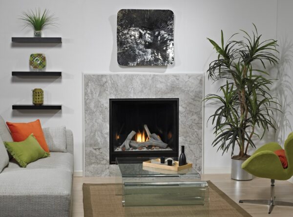 Stock Image - American Hearth - Madison Clean-Face Premium Contemporary American Hearth - Dunrite Chimney and Stove
