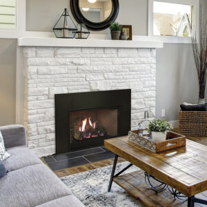 Stock Image - American Hearth - Franklin Vent-Free Inserts American Hearth - Dunrite Chimney and Stove