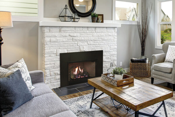 Stock Image - American Hearth - Franklin Vent-Free Inserts American Hearth - Dunrite Chimney and Stove