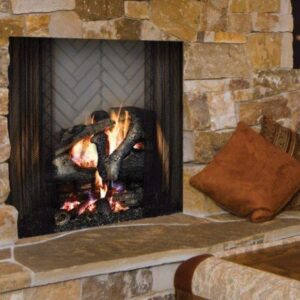 Stock Image - Majestic Ashland Wood-Burning Fireplace Majestic Wood Fireplace - Dunrite Chimney and Stove