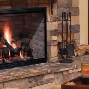 Stock Image - Majestic Biltmore Wood-Burning Fireplace Majestic Wood Fireplace - Dunrite Chimney and Stove