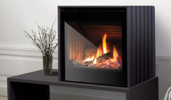 Stock Image - Enviro The Cube Enviro Gas Stove - Dunrite Chimney and Stove