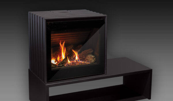 Stock Image - Enviro The Cube Enviro Gas Stove - Dunrite Chimney and Stove