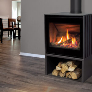 Stock Image - Enviro The Cube Enviro Gas Stove - Dunrite Chimney and Stove