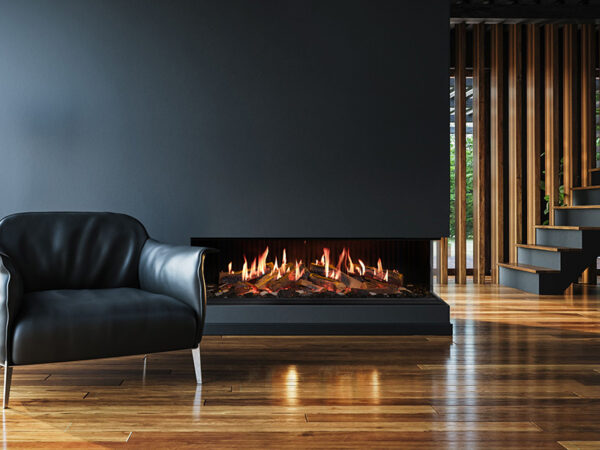 Stock Image - DaVinci Custom Fireplaces - GreenSmart Electric Fireplace DaVinci Electric Fireplace - Dunrite Chimney and Stove