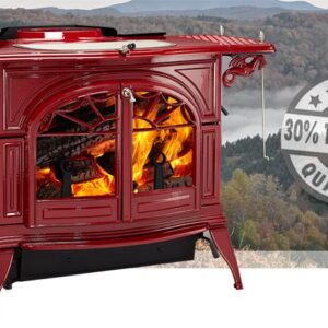Stock Image - Vermont Castings Defiant Wood Burning Stove Vermont Castings Wood Stove - Dunrite Chimney and Stove