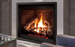 Stock Image - Enviro G42 Enviro Fireplaces - Dunrite Chimney and Stove