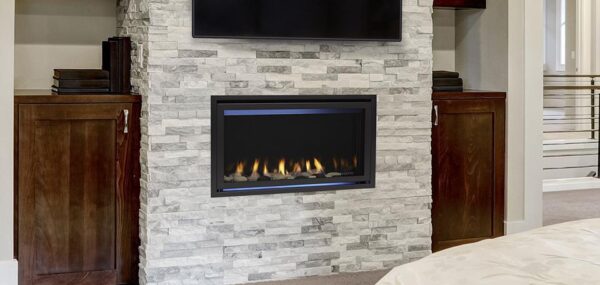 Stock Image - Majestic Jade Series Gas Fireplace Majestic Gas Fireplace - Dunrite Chimney and Stove