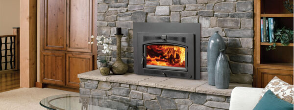 Stock Image - Lopi Large Flush Wood NexGen-Fyre™ Arch Inserts - Dunrite Chimney and Stove