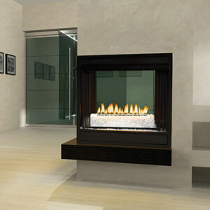 Stock Image - American Hearth - Vent-Free Multi-Sided Loft Series Burner (VFRU, VFIU) American Hearth - Dunrite Chimney and Stove