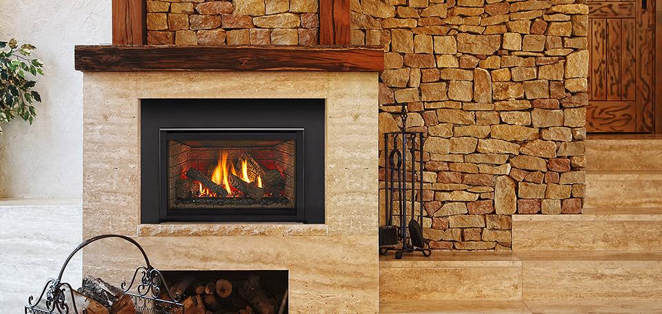 Stock Image - Majestic Trilliant Series Direct Vent Gas Insert Majestic Gas Insert - Dunrite Chimney and Stove