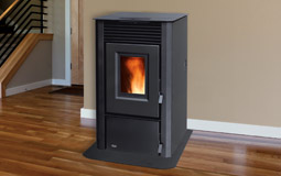 Stock Image - Enviro MAXX Enviro Pellet Stove - Dunrite Chimney and Stove