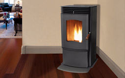 Stock Image - Enviro Mini Enviro Pellet Stove - Dunrite Chimney and Stove