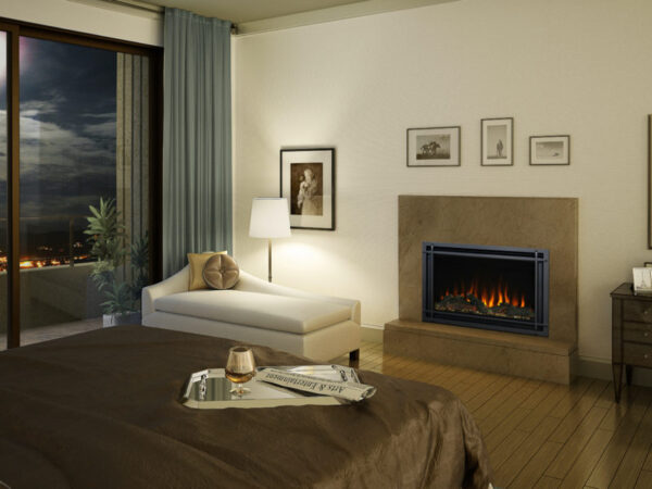 Stock Image - Kozy Heat Osseo Insert/Built In Electric Fireplaces - Dunrite Chimney and Stove