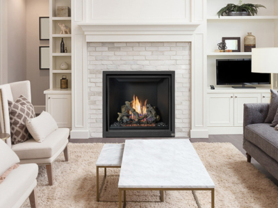 Stock Image - Fireplace X - ProBuilder 42 Collection Fireplace X Gas Fireplace - Dunrite Chimney and Stove
