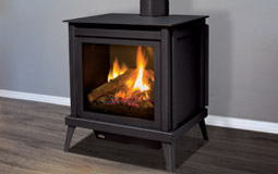 Stock Image - Enviro S40 Enviro Gas Stove - Dunrite Chimney and Stove
