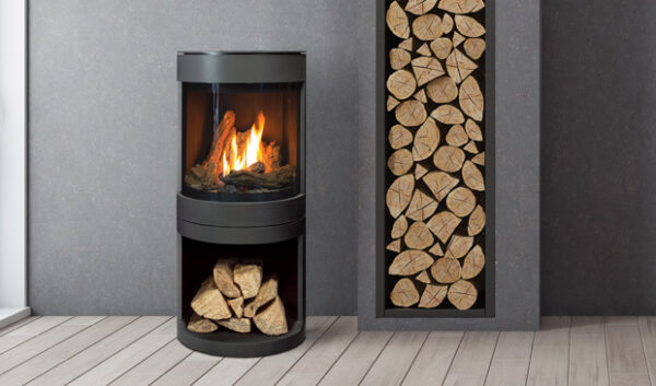 Stock Image - Enviro S50 Enviro Wood Stove - Dunrite Chimney and Stove