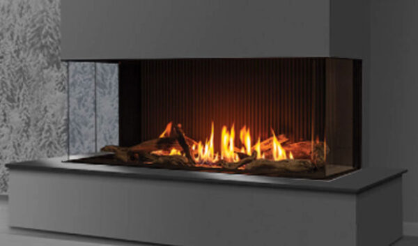 Stock Image - Urbana - U50 Bay Fireplace Urbana Gas Fireplace - Dunrite Chimney and Stove
