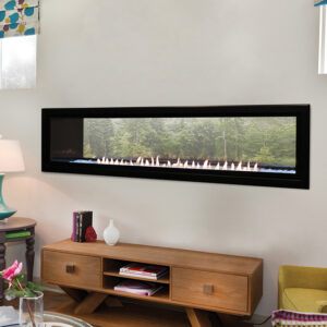 Stock Image - American Hearth - Boulevard 60-inch See-Through American Hearth - Dunrite Chimney and Stove