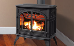 Stock Image - Enviro Westport Cast Iron Enviro Gas Stove - Dunrite Chimney and Stove