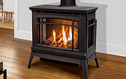 Stock Image - Enviro Westley Enviro Gas Stove - Dunrite Chimney and Stove