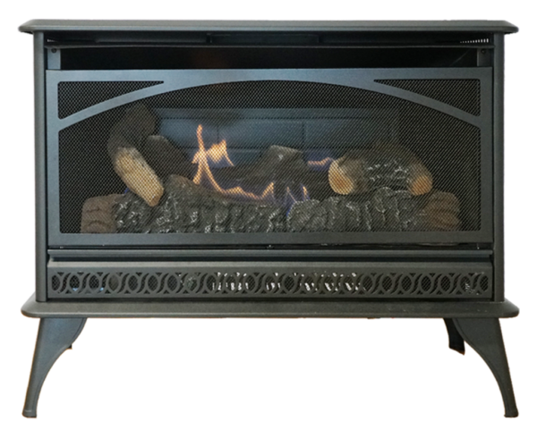Stock Image - American Hearth - HearthRite Vent-Free Stove American Hearth - Dunrite Chimney and Stove