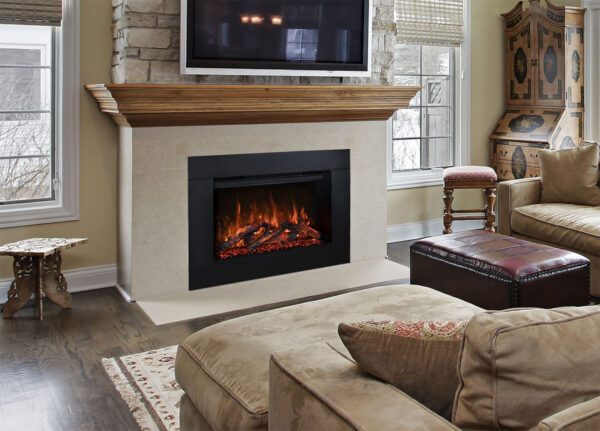 Stock Image - Modern Flames Redstone Series Insert Electric Fireplaces - Dunrite Chimney and Stove