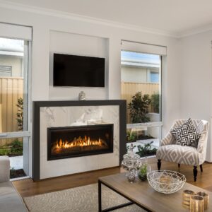 Stock Image - Kozy Heat Slayton 42 S Fireplaces - Dunrite Chimney and Stove