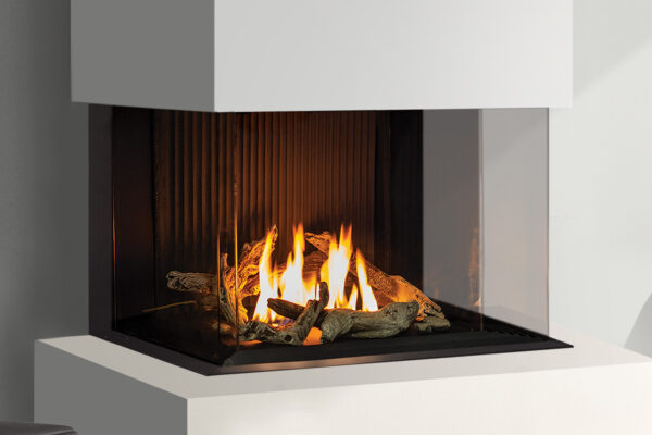 Stock Image - Urbana - U30 Bay Fireplace Urbana Gas Fireplace - Dunrite Chimney and Stove
