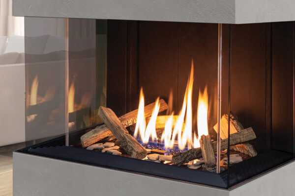 Stock Image - Urbana - U30 Bay Fireplace Urbana Gas Fireplace - Dunrite Chimney and Stove