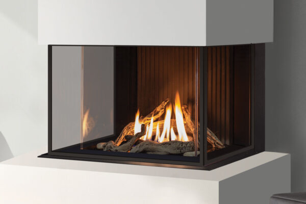 Stock Image - Urbana - U30 Screened Bay Fireplace Urbana Gas Fireplace - Dunrite Chimney and Stove