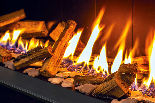 Stock Image - Urbana - U50 Linear Fireplace Urbana Gas Fireplace - Dunrite Chimney and Stove