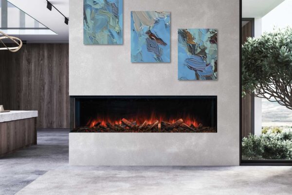 Stock Image - Uptown Electric Fireplaces - UE68 Uptown Electric Fireplaces - Dunrite Chimney and Stove