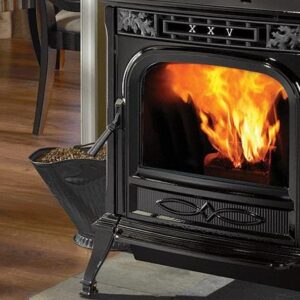 Stock Image - Harman XXV-TC Pellet Stove Harman Pellet Stove - Dunrite Chimney and Stove