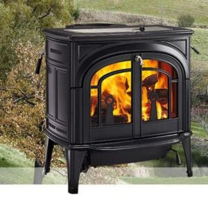 Stock Image - Vermont Castings Dauntless FlexBurn Wood Burning Stove Vermont Castings Wood Stove - Dunrite Chimney and Stove