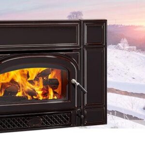 Stock Image - Vermont Castings Gifford Wood Burning Insert Vermont Castings Wood Insert - Dunrite Chimney and Stove