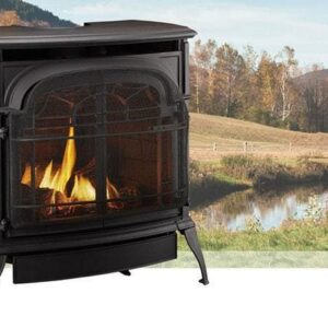 Stock Image - Vermont Castings Stardance Direct Vent Gas Stove Vermont Castings Gas Stove - Dunrite Chimney and Stove